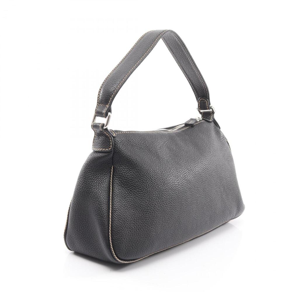 CHANEL Black Leather Shoulder Bag - Picture 2 of 12